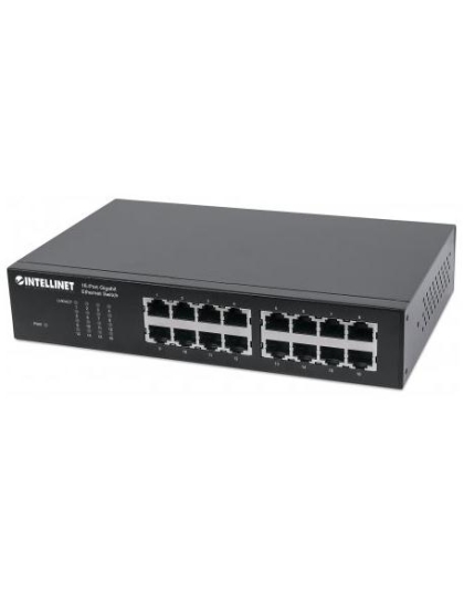 16 Port Rackmount/Desktop Metal Switch
