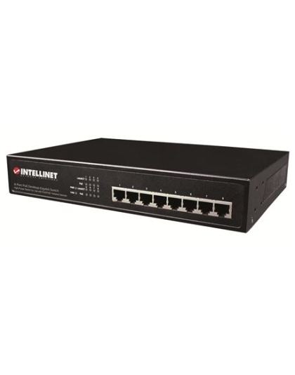 8 Port Gigabit Switch all POEplus Desk