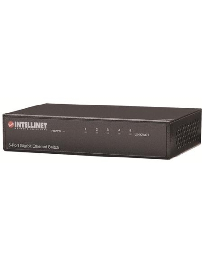 Gigabit 5 Port Switch, Desk, Metal