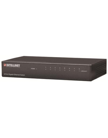 IntellinetGigabit 8 Port SwitchDeskMetal