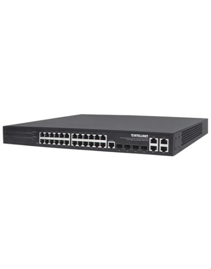 24-Port Gb Ethernet PoEplus  Web-Manage