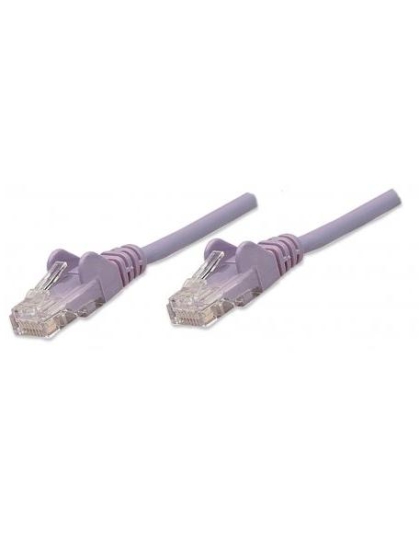 CAT5e BOOT PATCH CORD 7 FT PURPLE