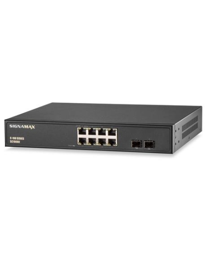 C-100 8 Port Gigabit PoE+ Switch 2SFP