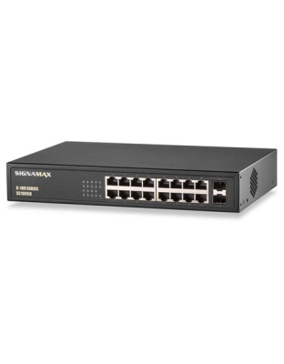 C-100 16 Port Gb PoEplus Switch 2 SFP