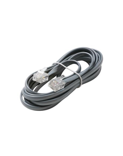 25ft 4C Modular Flat Telephone Line Cord