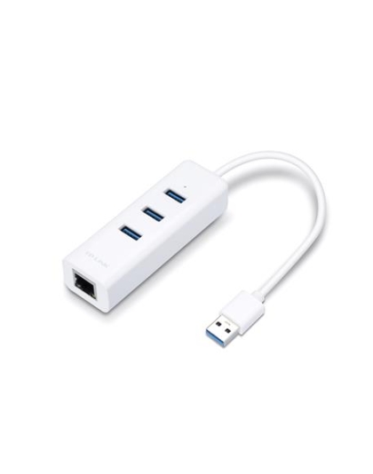 Gigabit Ethernet Adapter 3 Port USB