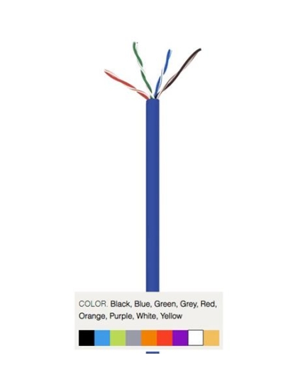 5E04URBK4 CAT5 CMR CABLE BLACK