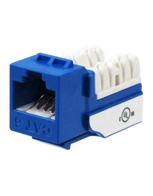 CAT6 JACK SDJ SERIES BLUE 25 PACK