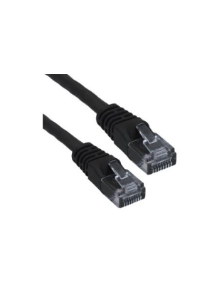 CAT6 PATCH CORD BOOTED 30' BLACK