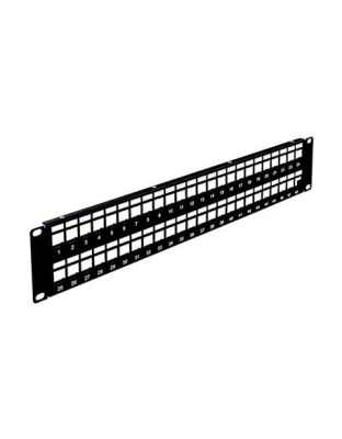 48 PORT BLANK PATCH PANEL 2U