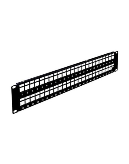 48 PORT BLANK PATCH PANEL 2U