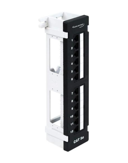 CAT5E PATCH PANEL 12 PORT
