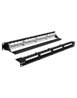 CAT5E PATCH PANEL 24 PORT