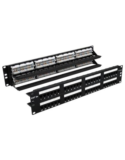 CAT5E PATCH PANEL 48 PORT