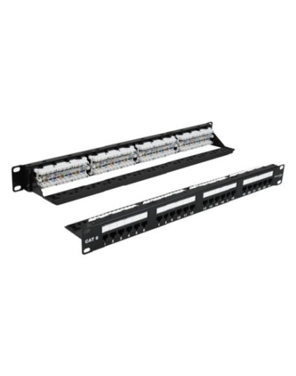 CAT6 PATCH PANEL 24 PORT 1U