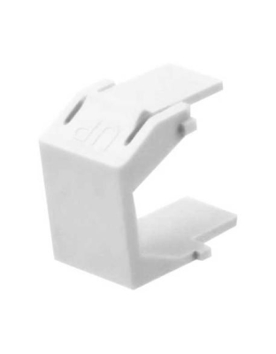 BLANK MODULE INSERT WHITE 10-PK