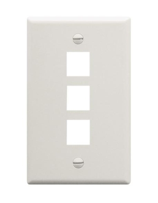FP03PWH-SPK FACEPLATE 25 PK WHITE