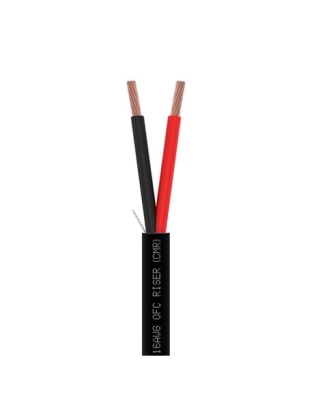 500' 16AWG 2C SPEAKERWIRE BLACK