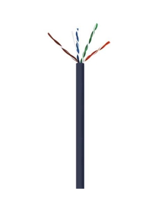 CAT6 550 MHz NO SPLINE BLACK