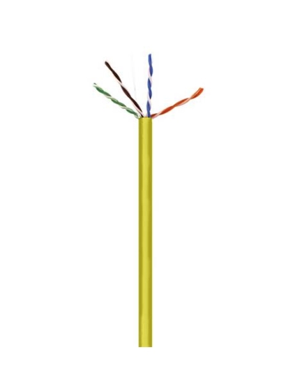 CAT6 UTP PLENUM NO SPLINE YELLOW