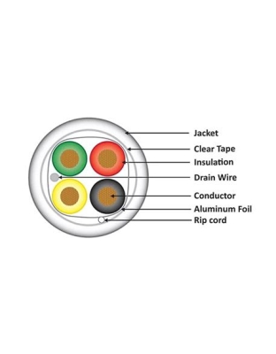 CC1804SRGY4 18-4 SHIELDED SPEAKER GRAY