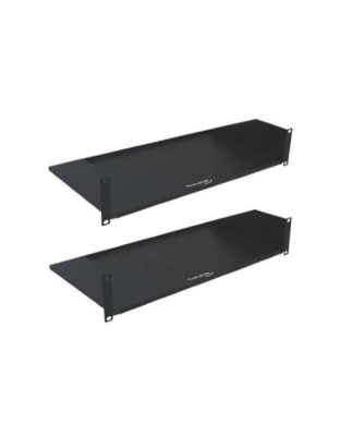 2U 10" SINGLE SIDE SOLID SHELF 2 PACK