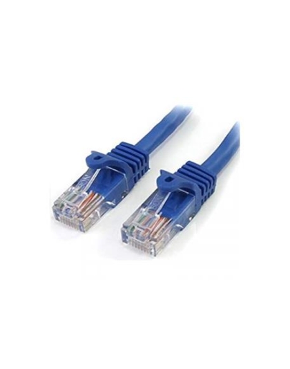 CAT6 PATCH CORD BOOTED 2' BLUE