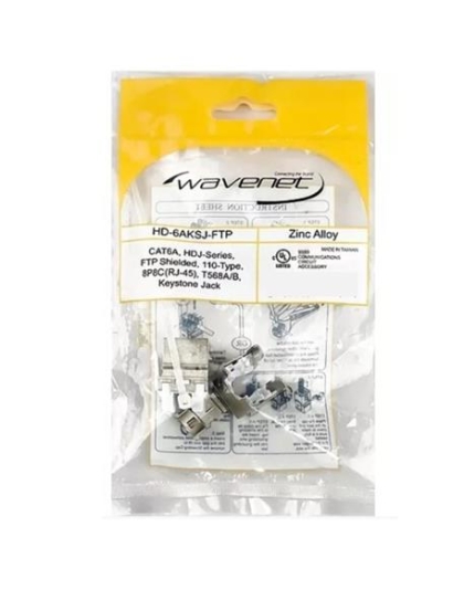 CAT6A HDJ SERIES SHIELDED JACKS