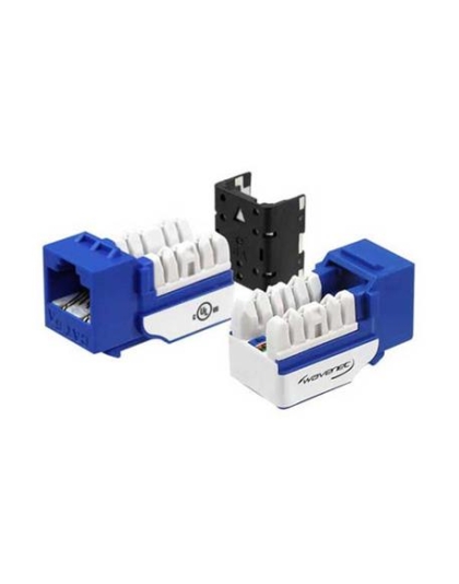 CAT6A JACK BLUE 8P8C SDJ 25 PACK
