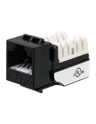 CAT6 JACK BLACK 25 PACK