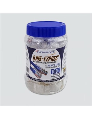CAT6, RJ-45-EZPASS, UTP MODULAR PLUGS,