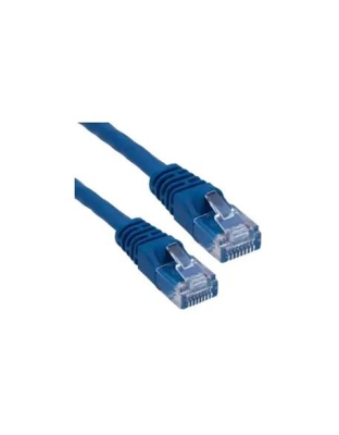 CAT6E PATCH CORD BOOTED 1' BLUE