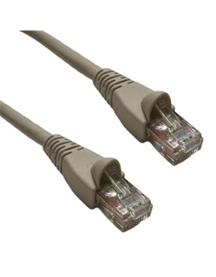 CAT6 PATCH CORD BOOTED 2' GREY