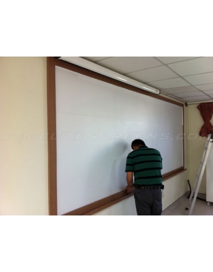 364-Inch Insta-DE Series WhiteBoard / Pliable 4:30 Front Projection Screen