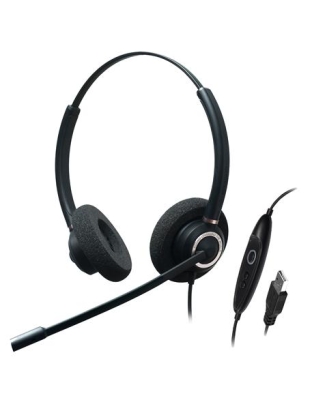 Dual Ear,Stereo,Adv Noise Cancel USB