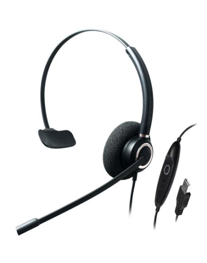 Single Ear,Advanced Noise Cancelling USB