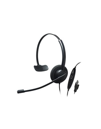 Single Ear, Noise Cancelling USB Headset