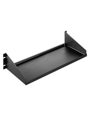 15in SINGLE SIDE SOLID SHELF BLACK