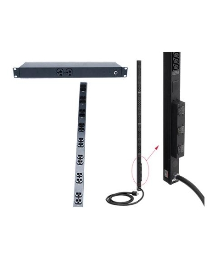POWER MGMT 19in RACK 15A 14 OUTLET