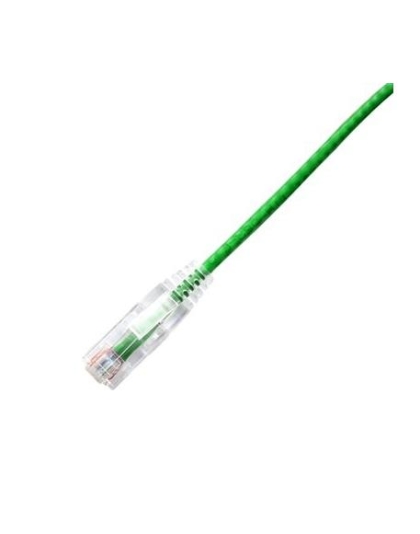 PATCH CORD CAT6 SLIM 1FT GREEN