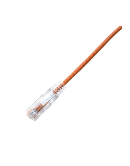 PATCH CORD CAT6 SLIM 1FT ORANGE