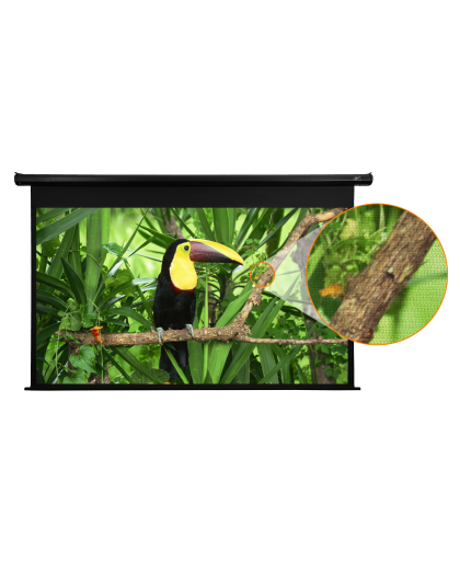 100-Inch Spectrum AcousticPro UHD Series Electric Acoustically Transparent 16:9 Front Projection Screen