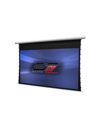 100-Inch Saker Tab-Tension CineGrey 5D Series Electric 16:9 Front Projection Screen