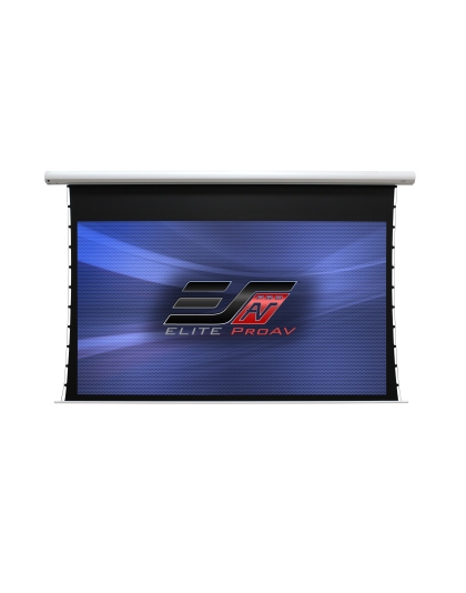 100-Inch Saker Tab-Tension CineGrey 5D Series Electric 16:9 Front Projection Screen