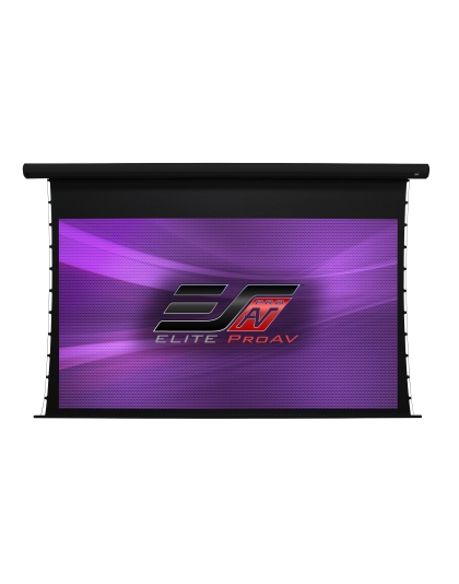 126-Inch Saker Tab-Tension DarkUST3 Series Electric 16:9 Front Projection Screen