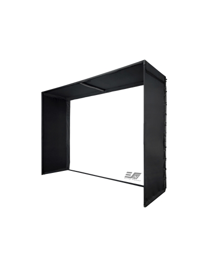 Golf Bay Pro Commercial-Grade Multi-Sport/Golf 10'x13' Enclosed Impact Projector Screen