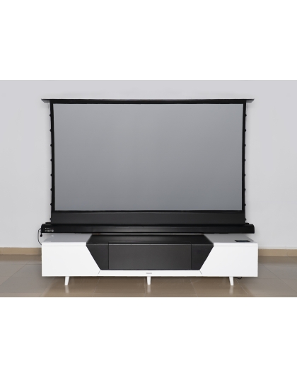 100-Inch Kestrel Tab-Tension DarkUST Series Electric 16:9 Front Projection Screen