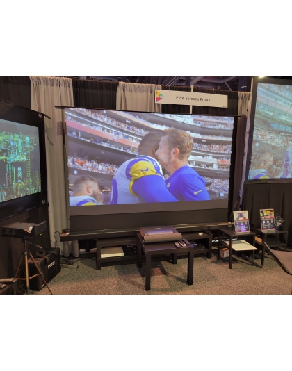 100-Inch Kestrel Tab-Tension DarkUST Series Electric 16:9 Front Projection Screen