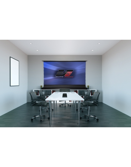 100-Inch Kestrel Tab-Tension DarkUST Series Electric 16:9 Front Projection Screen