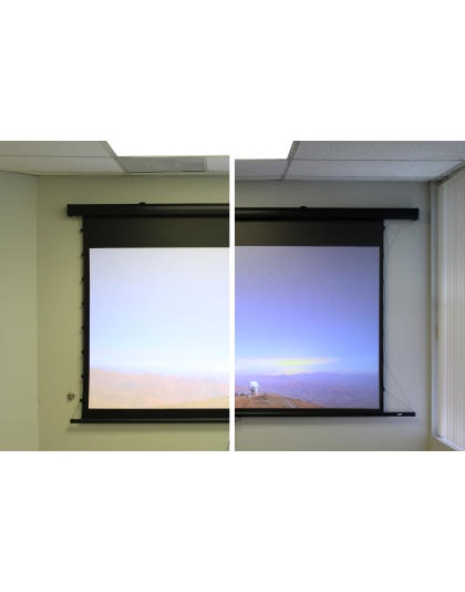 106-Inch Manual Tab-Tension Pro CineGrey 5D Series Manual 16:9 Front Projection Screen